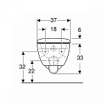 Унитаз подвесной безободковый Geberit Renova с сиденьем микролифт Фото 3
