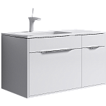 Комплект мебели для ванной Aqwella Malaga 90 Белый Фото 3