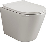 Унитаз подвесной Ceramica Nova Highlight CN1804 с микролифтом, безободковый Фото 1