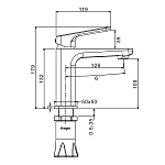 Смеситель для умывальника RAGLO R51.10 Фото 10