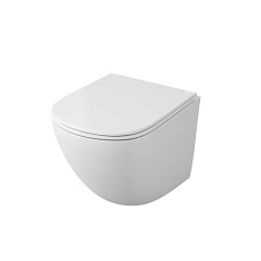 Унитаз подвесной безободковый OWL Vind Cirkel-H с сиденьем микролифт