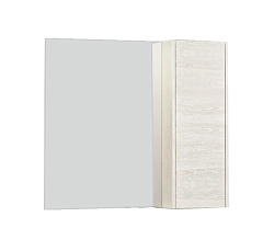 Зеркало-шкаф Comforty Бремен-90 дуб белый