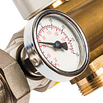 STOUT Коллектор регулируемый латунный с расходомерами 10 выходов Фото 2