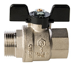 Кран шаровый с американкой 1" б. г/ш Stout Фото 2