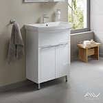 Тумба с раковиной Alavann Vittoria 60 белая Фото 3