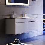 Тумба с раковиной подвесная Aqwella "Malaga" 120 Фото 3