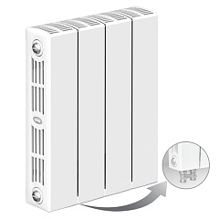 Радиатор биметаллический RIFAR SUPReMO Ventil 500/90 6 сек. SVR нижнее правое подкл.