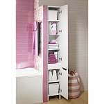 Шкаф-пенал Alavann Crystal 30х190 белый Фото 3