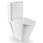 Унитаз-компакт Roca Gap + сиденье микролифт- Фото 1