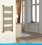 Полотенцесушитель водяной Сунержа БОГЕМА+ 1000x500 Состаренная латунь Фото 4