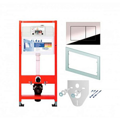 Система инсталляции для унитазов TECE Now 4 в 1 хром глянец