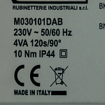 Сервопривод STOUT 230V 120s Фото 4