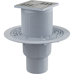 Трап вертикальный 105х105/50 Alca Plast APV2321 (комбинированный гидрозатвор SMART)-