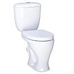 Унитаз-компакт Santeri "Воротынский" белый + сиденье Фото 1