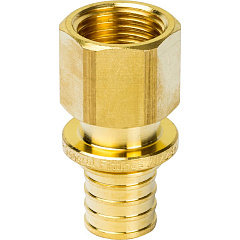 Переходник с внутренней резьбой 20x1/2" STOUT для труб из сшитого полиэтилена аксиальный