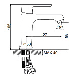 Смеситель для умывальника Ledeme L1077 Фото 3