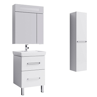 Комплект мебели для ванной Aqwella Neo 60Н Белый Фото 1
