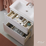 Тумба с раковиной Alavann Lana 80 белый Фото 4