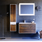 Зеркало с подсветкой Aqwella Malaga 90см Фото 3