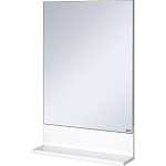Зеркало Misty Алиса 60 с полочкой белое Фото 1