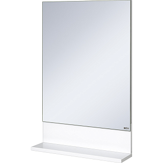 Зеркало Misty Алиса 60 с полочкой белое Фото 1