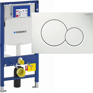 Инсталляция Geberit Duofix Sigma 20 для подвесного унитаза (с клавишей Sigma 01) Фото 1