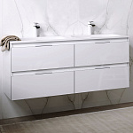 Комплект мебели для ванной Aqwella Accent 120 Белый Фото 2