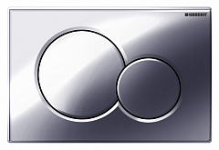 Кнопка для инсталляции GEBERIT Sigma 01 хром глянцевый