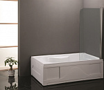 Душевая шторка CS-702 120*65 прозр. стекло Фото 2