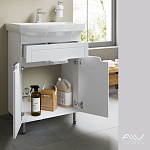 Тумба с раковиной Alavann Vittoria 60 белая Фото 5