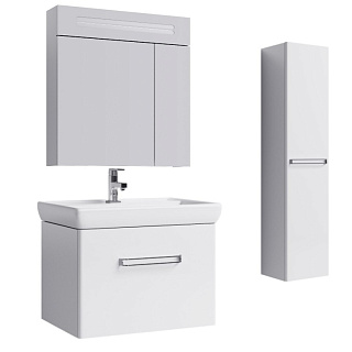 Комплект мебели для ванной Aqwella Neo 70 Белый Фото 1