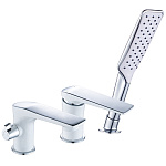 Смеситель на борт ванны Lemark LM5945CW Allegro (3 отв.) Фото 1