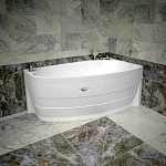 Акриловая ванна Радомир Орсини 160х90 левая (в компл. экран, каркас, слив-перелив) Фото 4