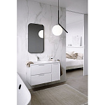 Тумба с раковиной подвесная Aqwella Accent 90L Белый Фото 4