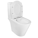 Унитаз напольный безободковый Azario Flin c сидением микролифт Фото 4