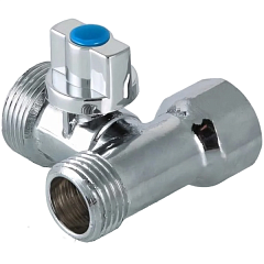 Кран 3-х проходной для стир-машины 1/2х3/4х1/2" Valtec VT.256.N.04