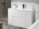 Тумба с раковиной Alavann Eva 105 белая Фото 2
