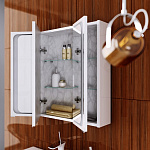 Комплект мебели для ванной Aqwella Milan 100Н Белый Фото 10