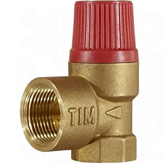 Клапан предохранительный 1/2"-1/2"  (6 бар) TIM