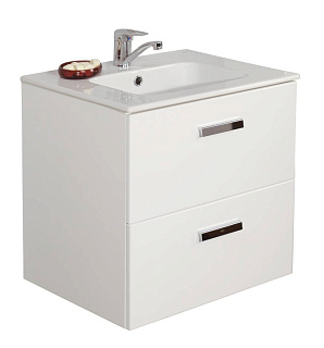 Тумба с раковиной Roca Victoria Nord 60  белая  Фото 1