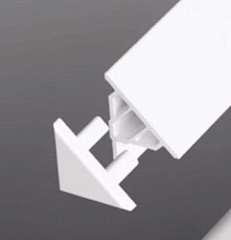 Заглушка декоративной планки для ванн белая Ravak