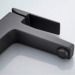 Смеситель для умывальника Ledeme 1078U графит Фото 4