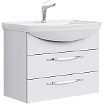 Комплект мебели для ванной Aqwella Allegro 75 Белый Фото 2