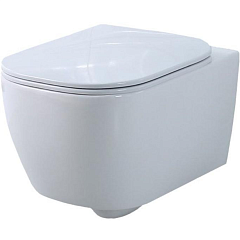 Унитаз подвесной безободковый BelBagno GENOVA Soft сиденье с микролифтом