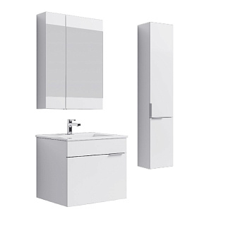 Комплект мебели для ванной Aqwella Brig 60 белый Фото 1