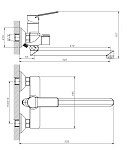 Смеситель Rush Haiti для ванны и душа Фото 2