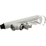 Комплект коаксиальный для прохода через стену (Bx) 60/100, 850 мм STOUT  Фото 1