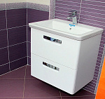 Тумба с раковиной Roca The GAP 80 белая Фото 2