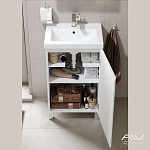 Тумба с раковиной Alavann Dorn 50 белая Фото 3