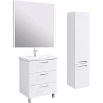Комплект мебели для ванной Aqwella Manchester 70Н Белый Фото 1